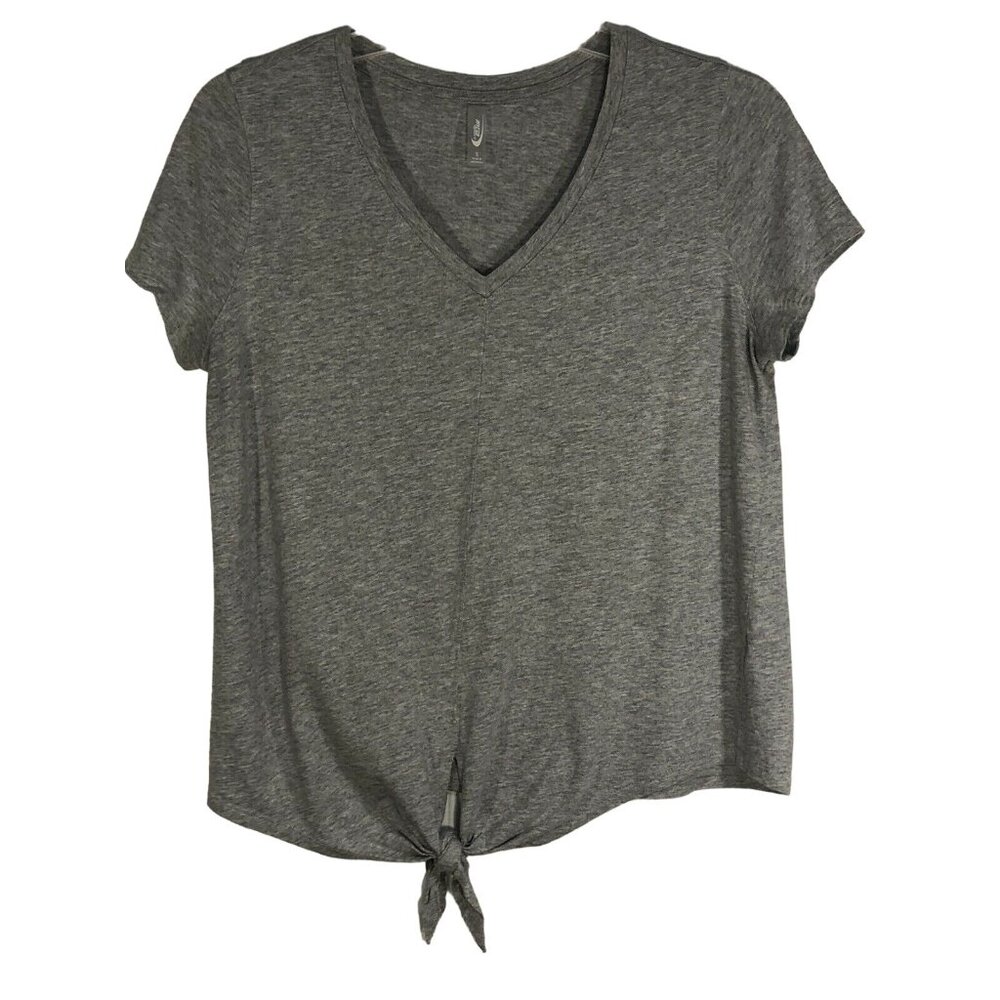 MTA Activewear Gray Short Sleeve T-Shirt Womens Size:Small